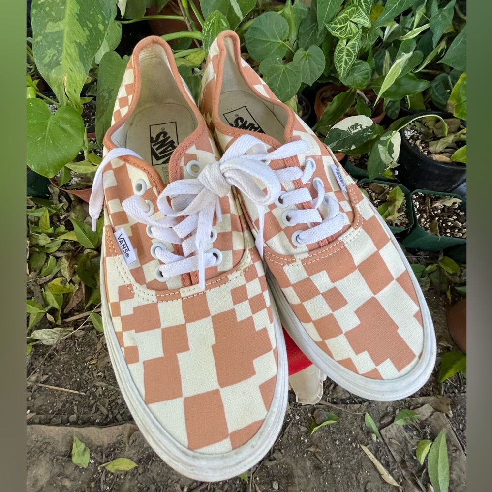 Vans Authentic Stack Form Multi Check Sand Stone … - image 1